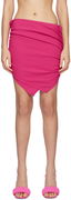The Attico Hatty Draped Mini Skirt