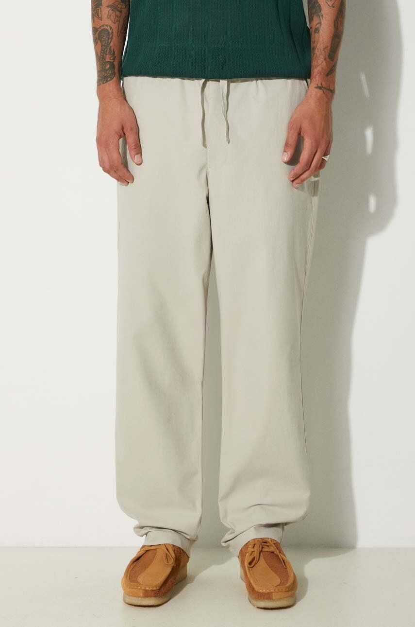 Nohavice NORSE PROJECTS Ezra Solotex Trousers Béžová | N25.0383.0216, 0