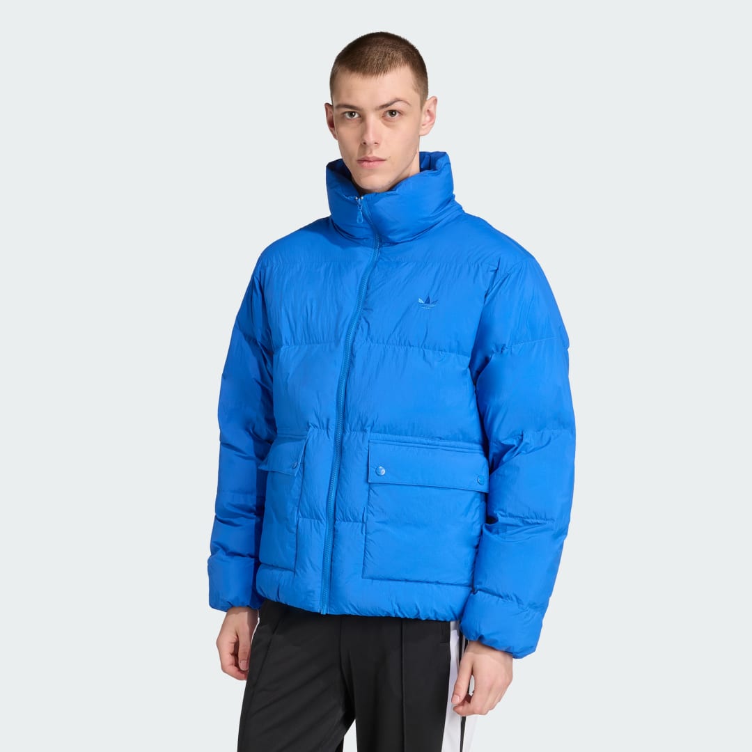 Prešívaná bunda adidas Originals adidas Originals Faux Down Puffer Jacket Modrá | JX4088, 0