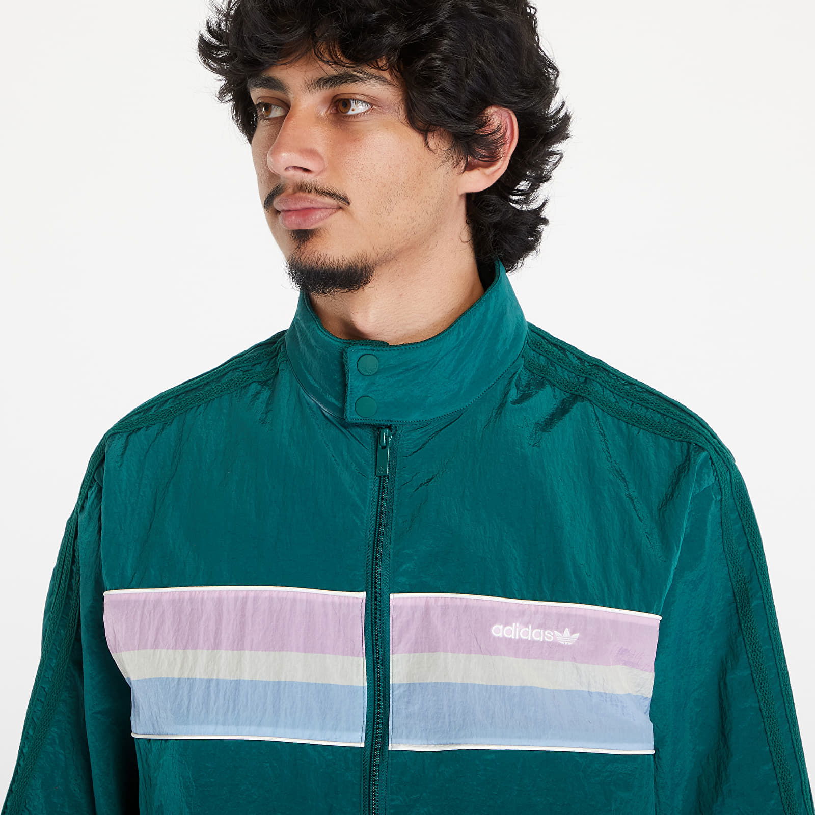 80S Woven Tracktop Collegiate Green