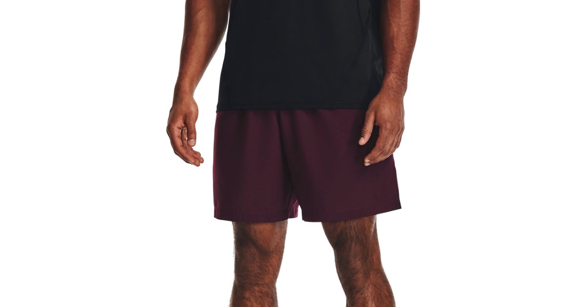 Šortky Under Armour Woven Graphic Shorts Vínová | 1370388-600, 1