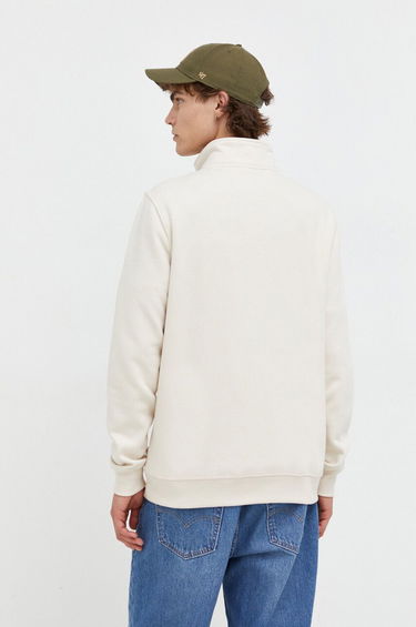 Sveter Dickies Oakport Quarter Zip Sweat Biela | DK0A4XD4F901, 3