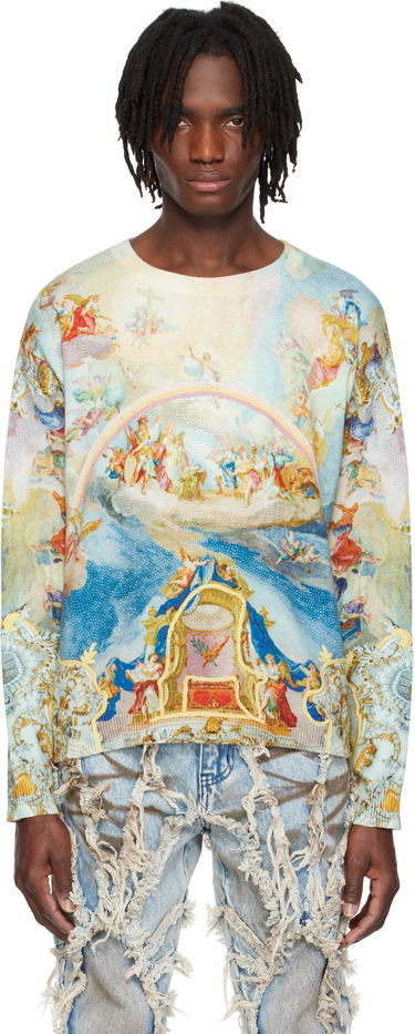Sveter Who Decides War Who Decides War Archaic Graphic Print Sweater Rôznofarebný | 1110050030SS25, 0