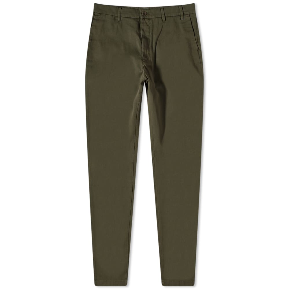 Nohavice a džínsy NORSE PROJECTS Aros Slim Light Stretch Zelené | N25-0367-8098, 0