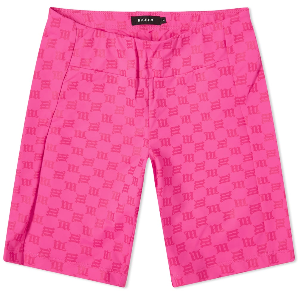 Šortky MISBHV Monogram Biker Shorts Ružová | 230EX101-PNK, 0