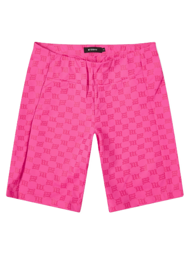 Šortky MISBHV Monogram Biker Shorts Ružová | 230EX101-PNK