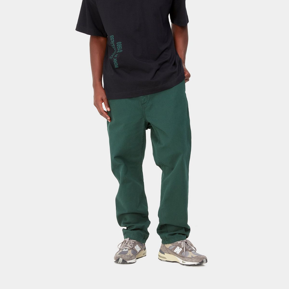 Flint Pant "Discovery Green garment dyed"