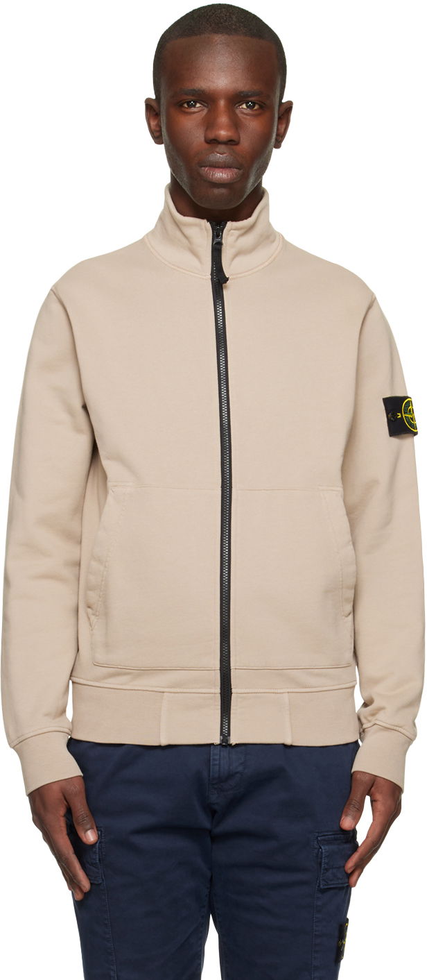 Mikina Stone Island Zip-Up Béžová | 101564351, 0