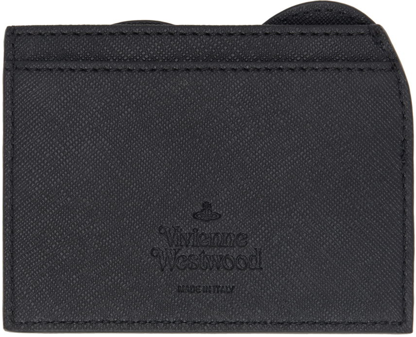 Peňaženka Vivienne Westwood Heart Card Holder Čierna | 5112001IU-S000B-, 1