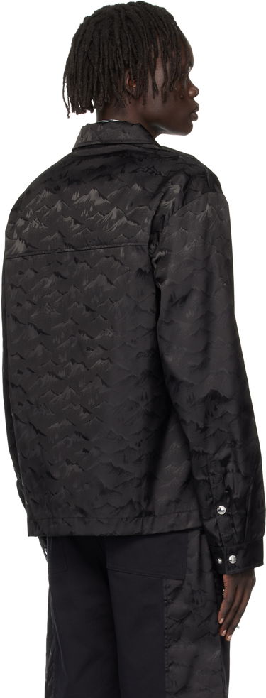 Bunda Casablanca Casablanca Mountain Camo Zip Jacket Čierna | MPF25-SH-183-01, 2