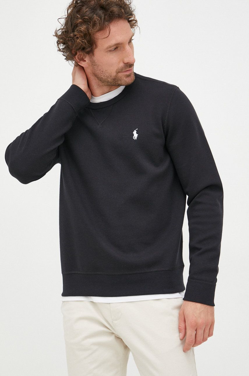 Mikina Polo by Ralph Lauren Tech Fleece Crew Sweat Čierna | 710675313021, 0