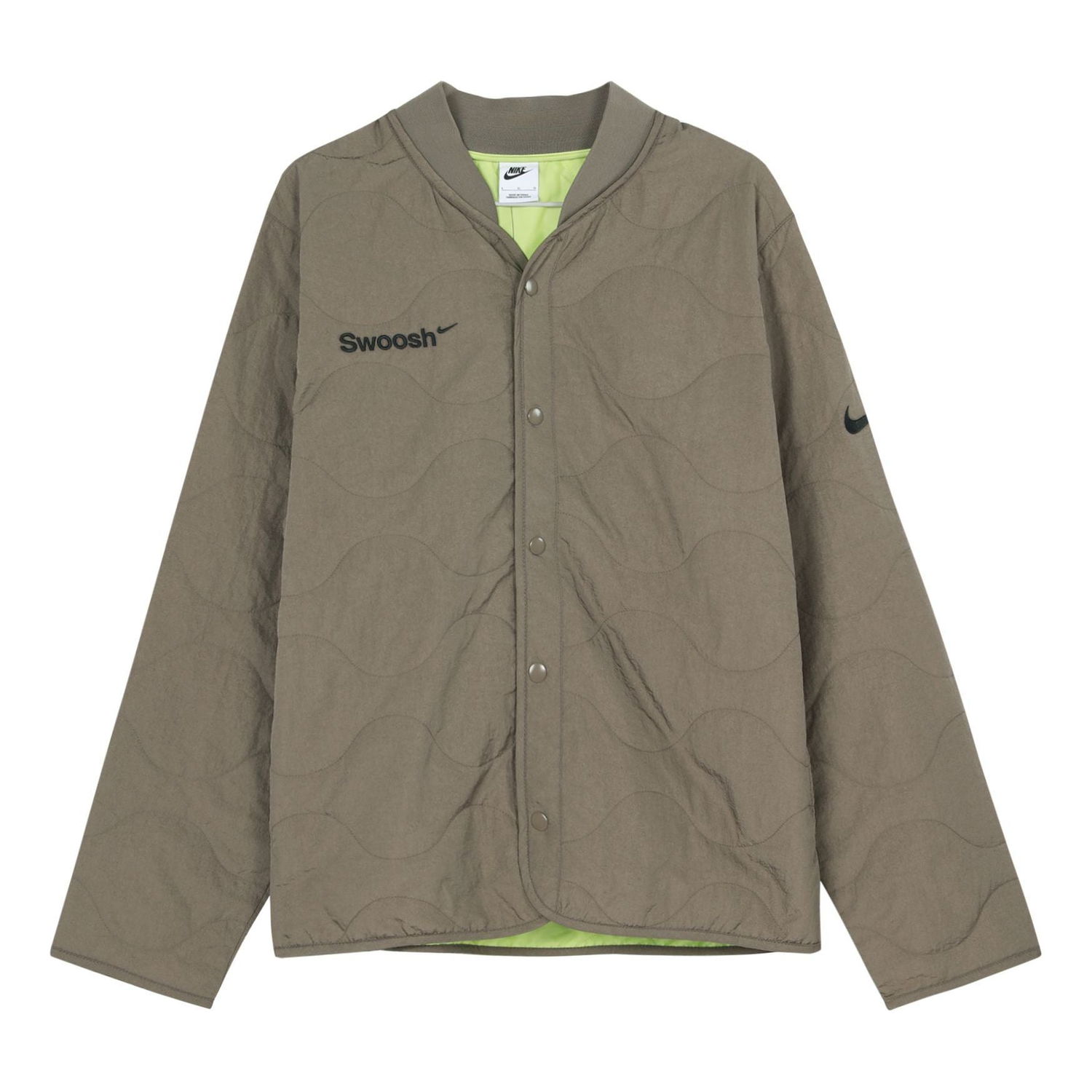 Bomber bunda Nike NSW Swoosh Padded Jacket Zelené | FB1909-031, 0