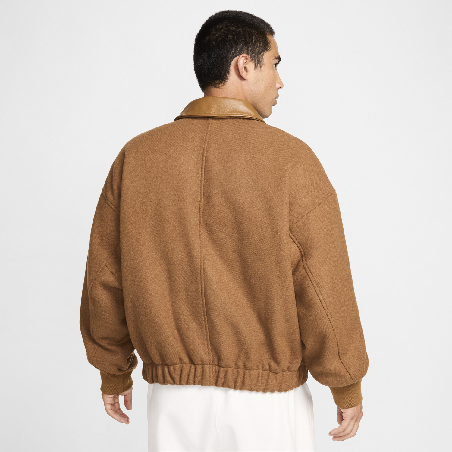 Bomber bunda Nike Wool Varsity Jacket Hnedá | FZ1168-281, 1