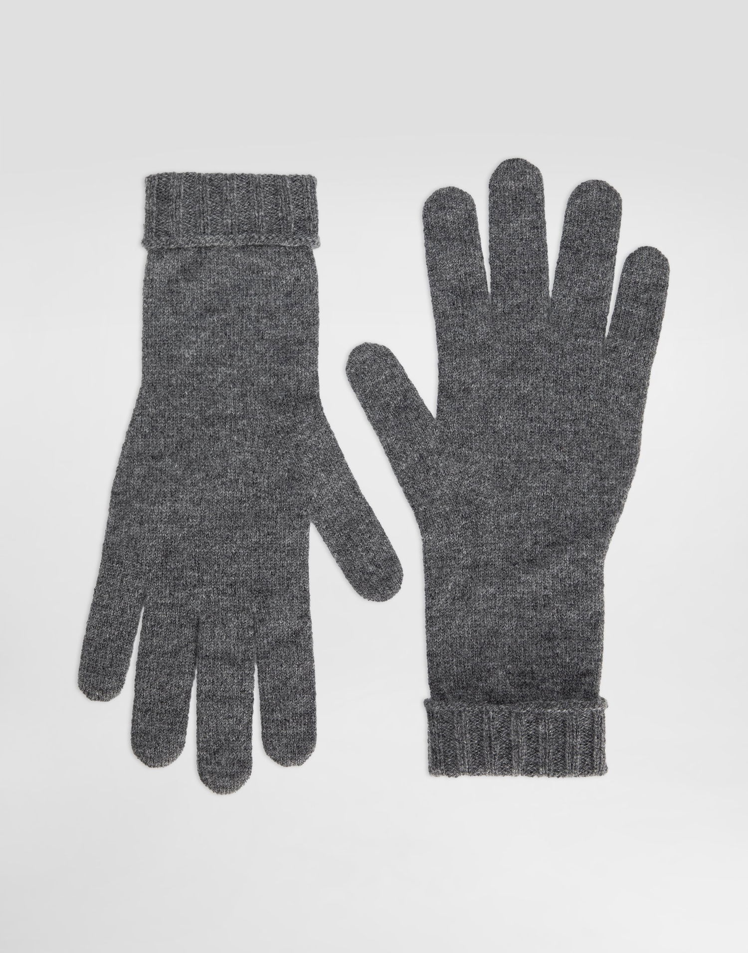Rukavice Dolce & Gabbana Dolce & Gabbana Cashmere Knit Gloves Šedá | FX05KZJDVC2N5822, 0