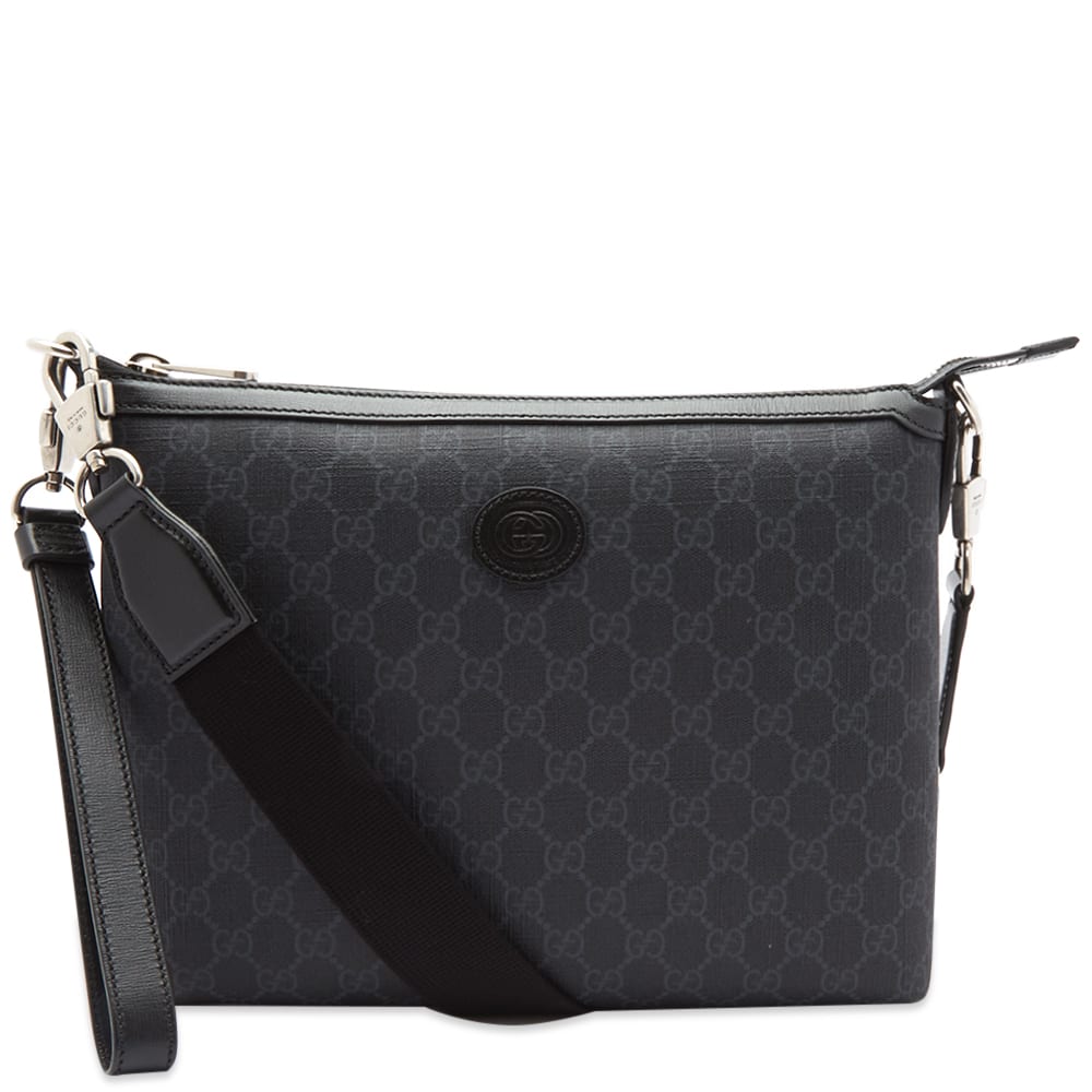 Taška cez rameno Gucci GG Supreme Shoulder Bag Čierna | 726833-92THN-1000, 0