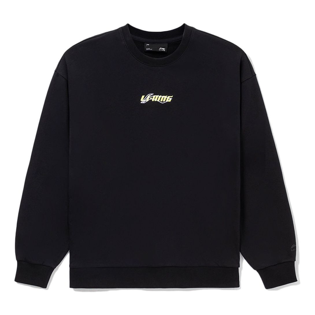 Sveter Li-Ning Small Logo Sweatshirt Čierna | AWDS587-1, 0