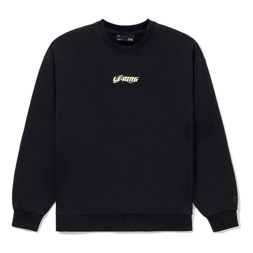 Sveter Li-Ning Small Logo Sweatshirt Čierna | AWDS587-1