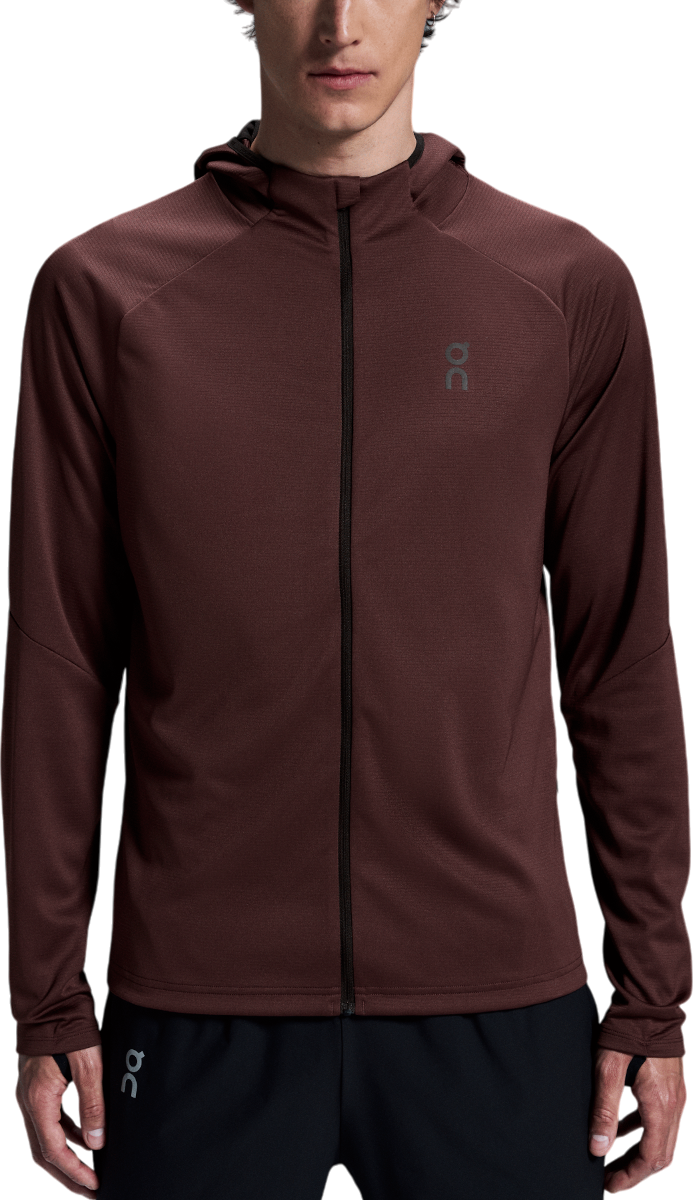Mikina On Running Running Climate Zip Hoodie Hnedá | 1me10250398, 0