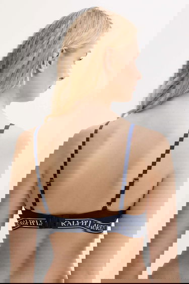 Podprsenka Polo by Ralph Lauren Polo Ralph Lauren Triangle Bra Navy | 4P0480, 2