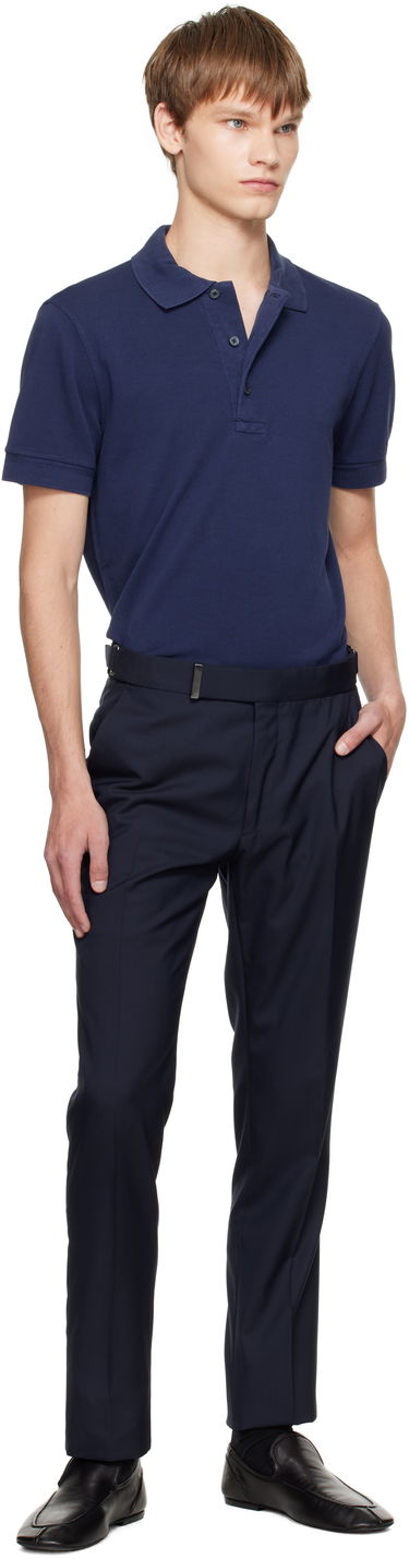 Polo tričko Tom Ford TOM FORD Piquet Polo Navy | JPS011-JMT013, 4