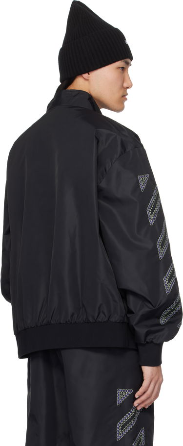 Bomber bunda Off-White Off-White Diag Outline Nylon Track Jacket Čierna | OMBD05CS25FAB0011050, 2