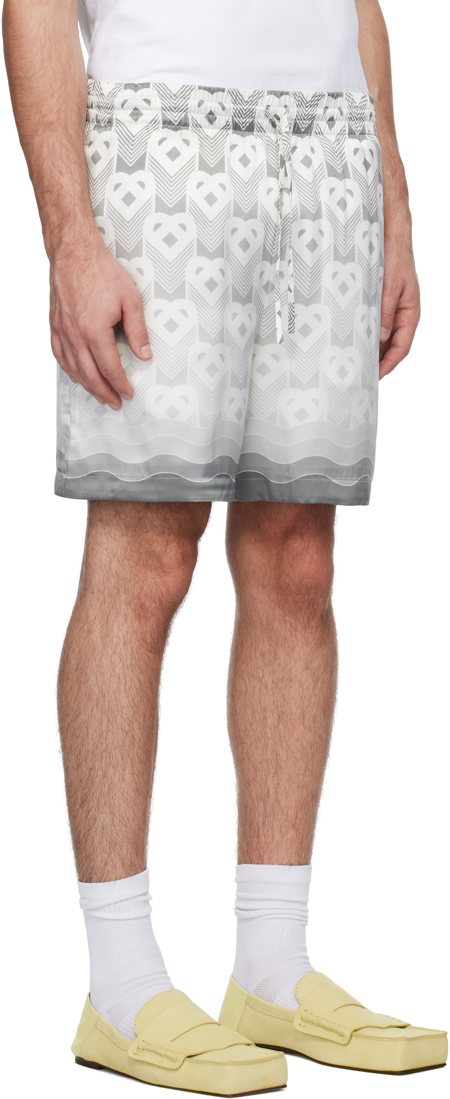 Šortky Casablanca Drawstring Shorts Šedá | MPS25-TR-012-01, 1