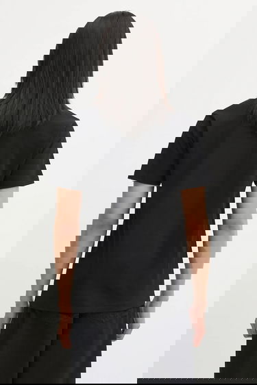 Tričko BAPE Script Logo T-Shirt Čierna | 001TEL301055M, 2