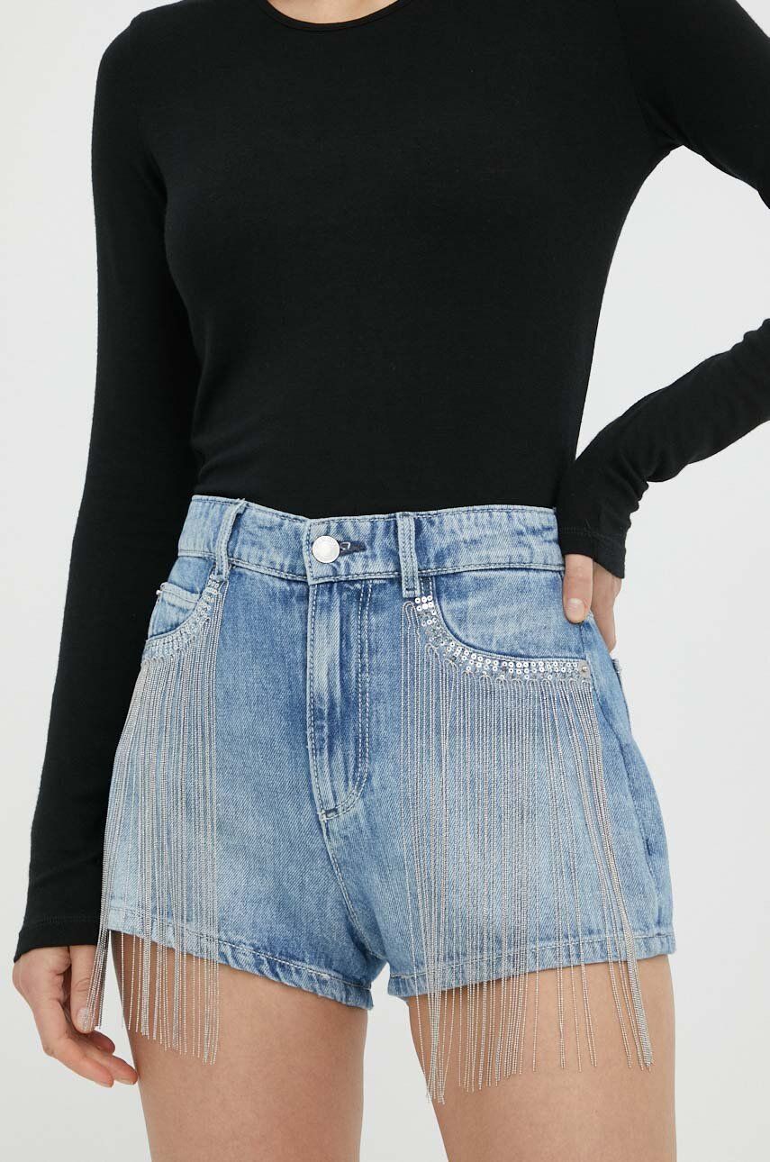 Šortky GUESS Denim Shorts Modrá | W3GD49.D4VI7, 0