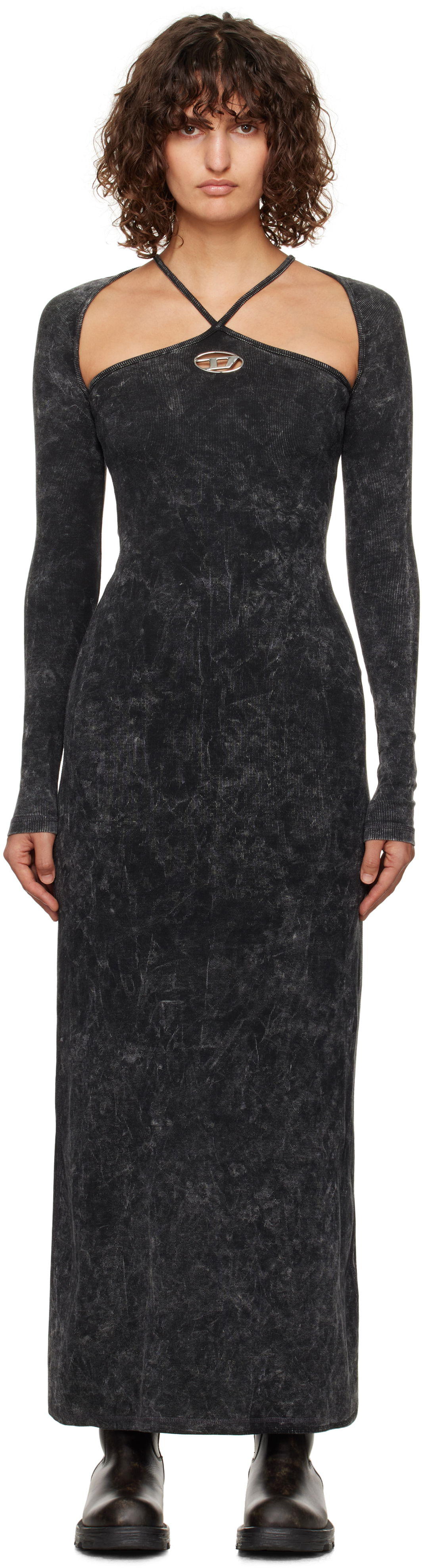 Šaty Diesel Maxi Dress Čierna | A14423 0KHAS, 0