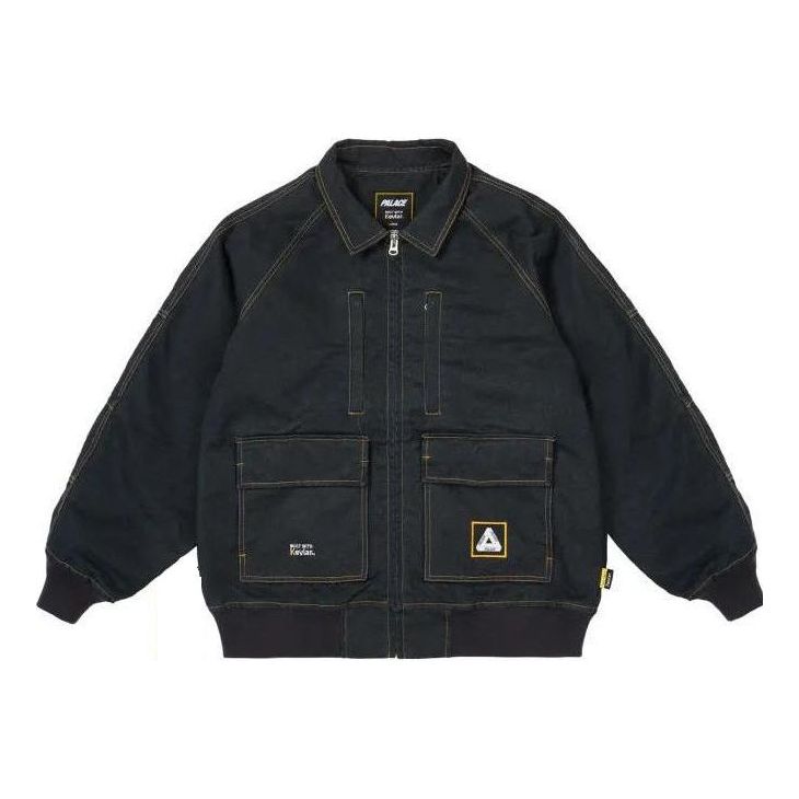 Bomber bunda Palace Palace Kevlar Denim Bomber Jacket Čierna | P23JK103