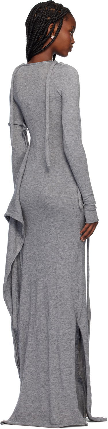 Šaty Ottolinger Ottolinger Strap Knit Maxi Dress Šedá | 2204030411, 2