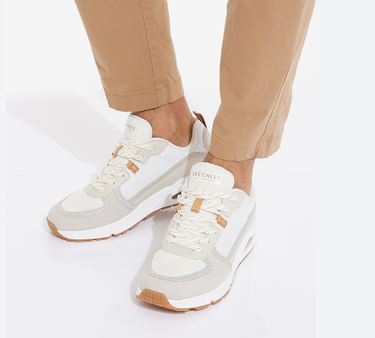 Tenisky a topánky Skechers Uno Béžová | 183010-OFWT, 5