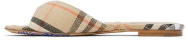 Doplnky Burberry Burberry Check Mews Sandals Béžová | 8106160, 2