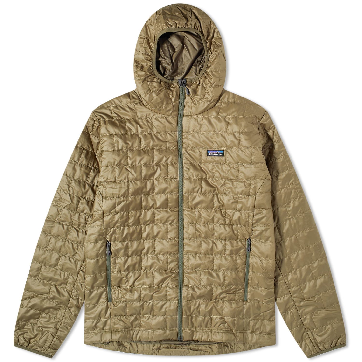 Mikina Patagonia Nano Puff Hoodie Zelené | 84222-SKA, 0
