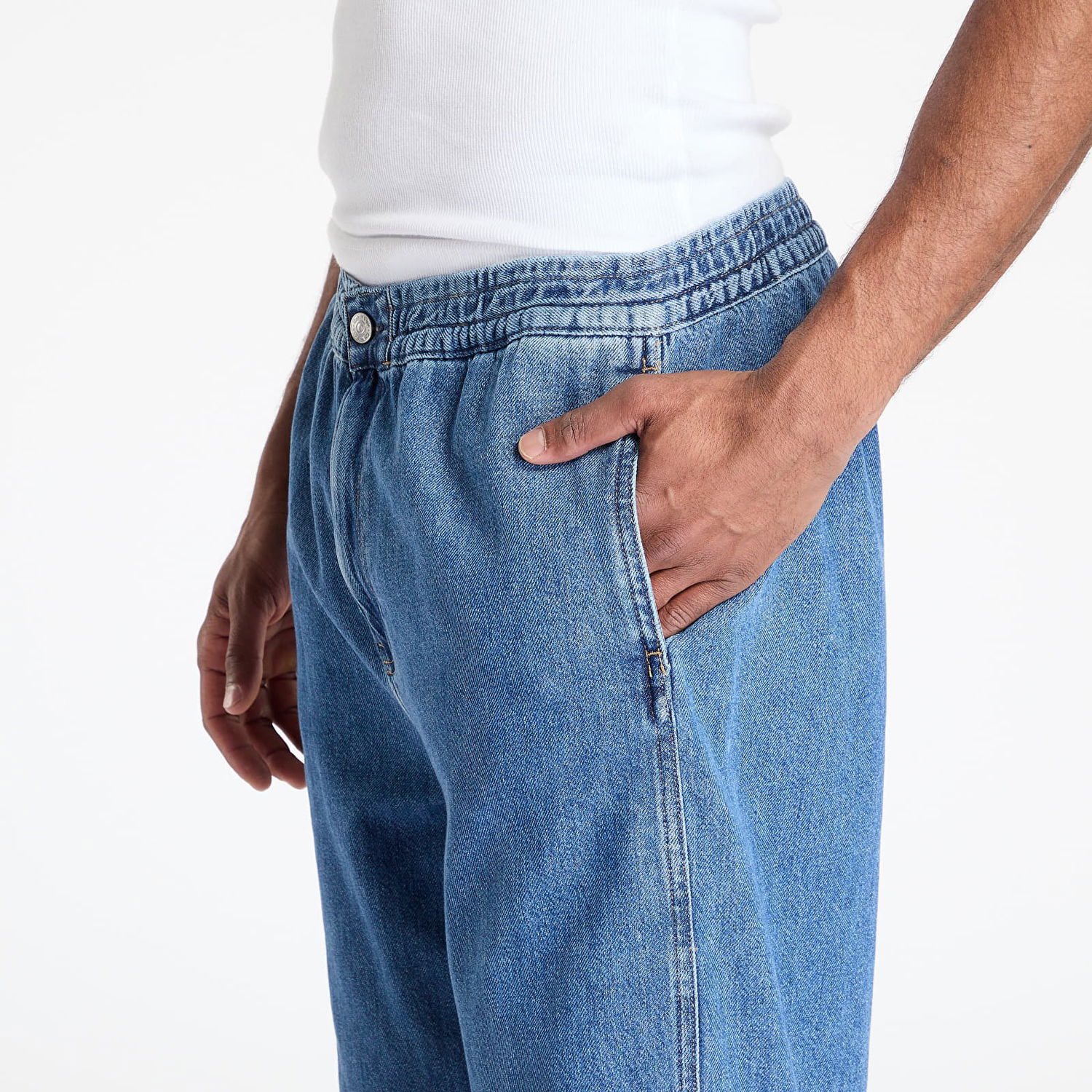 Džínsy CALVIN KLEIN Calvin Klein Jeans 90'S Loose Fit Pull On Denim Pants undefined | J30J327518 1A4, 1