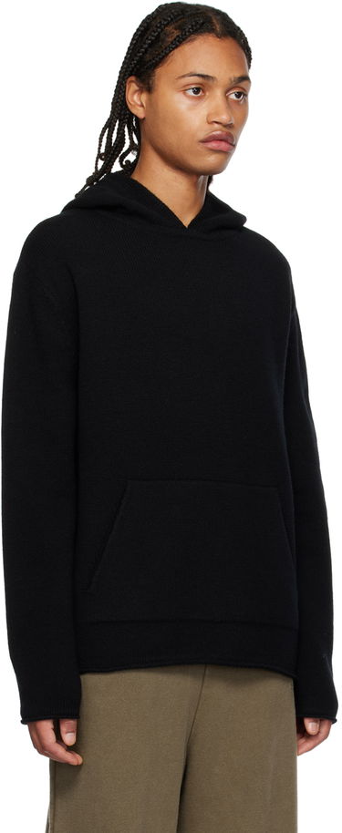 Mikina We11done We11done Jacquard Knit Hoodie Čierna | WD-KT3-23-639-U-BK, 1