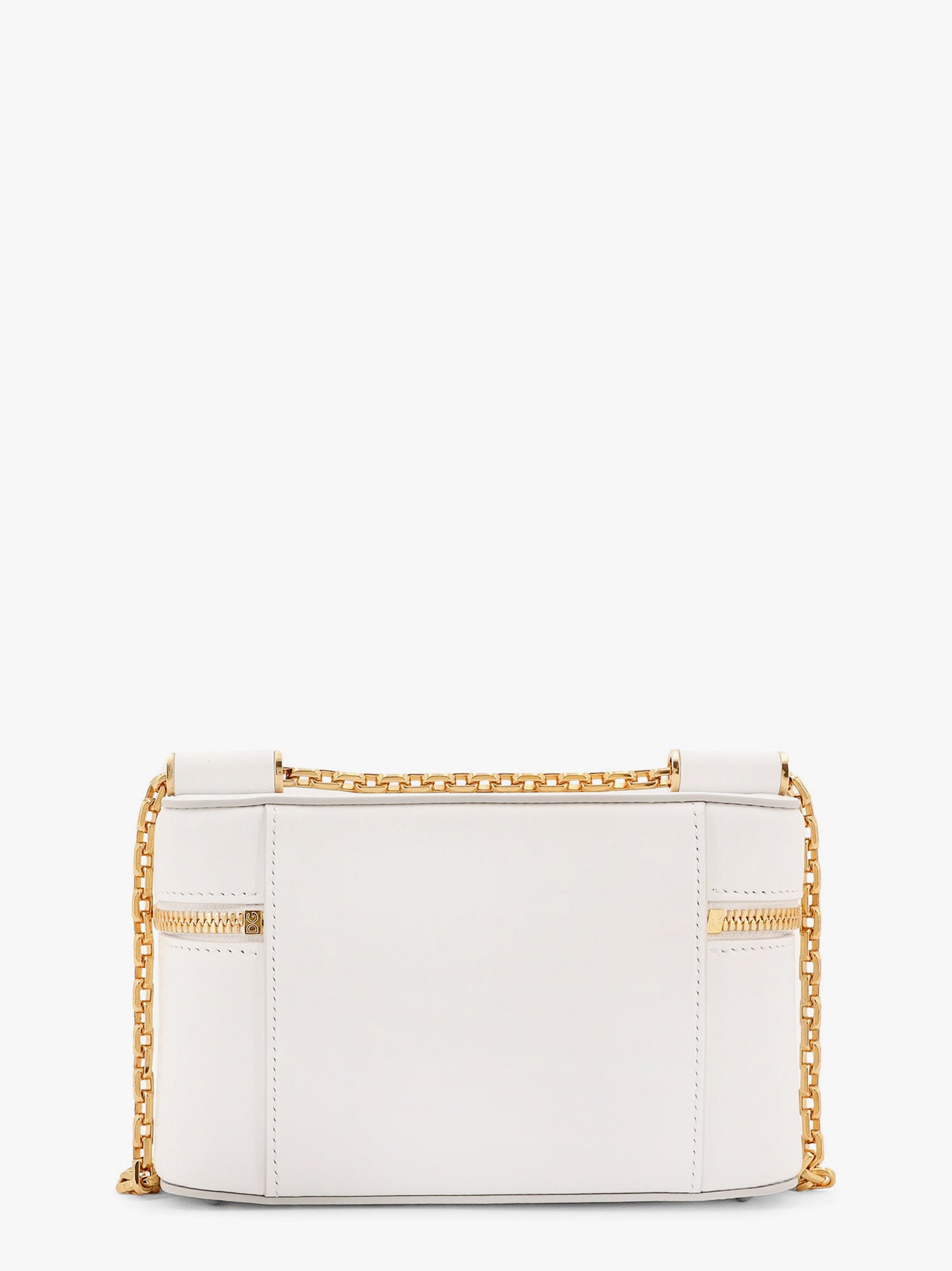 Taška cez rameno Dolce & Gabbana Dolce & Gabbana Sicily Vanity Case Bag with Chain Biela | BB7800B732180002, 1