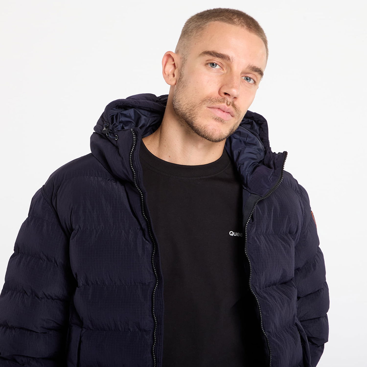 Prešívaná bunda Napapijri Hooded Puffer Jacket A-Terez Navy | NP0A88TG1761, 1