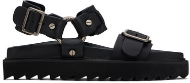 Doplnky Acne Studios Acne Studios Leather Buckle Sandals Čierna | AD0707-, 0