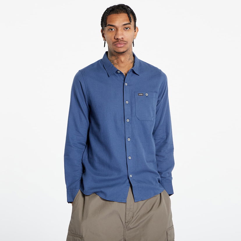 Košeľa Lundhags Ekren Solid Shirt Modrá | 1119104-465