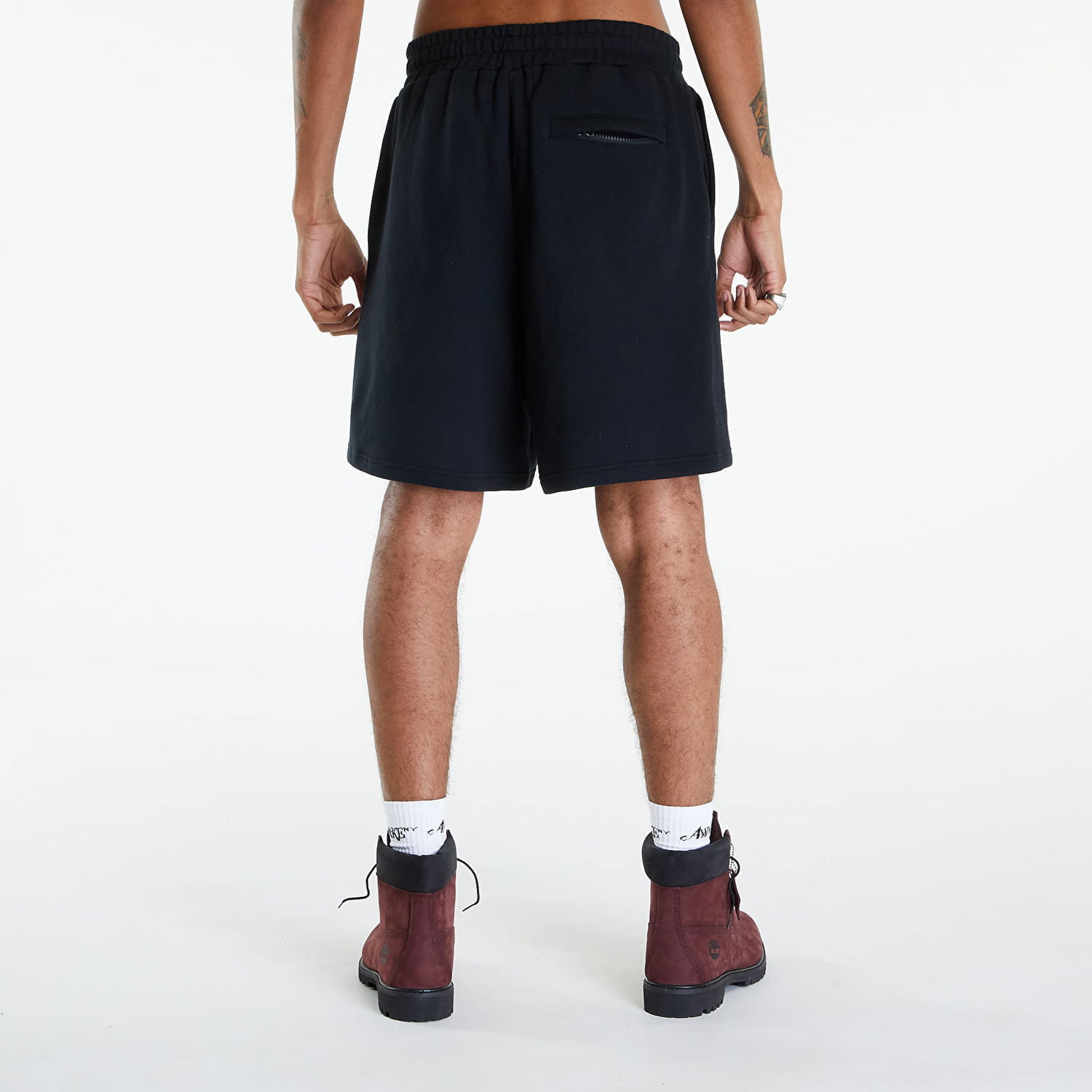 Šortky Awake NY Spire Logo Embroidered Sweatshort Black Čierna | AWK-SP24-PA006-BLK, 1
