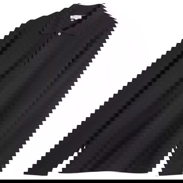 Polo tričko NORSE PROJECTS Ruben Double Face Long Sleeve Polo Shirt, Size Large Čierna | N10-0214-7004, 0