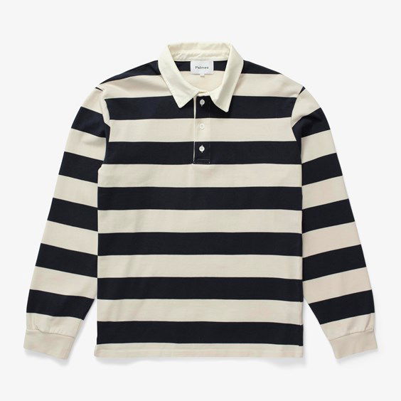 Košeľa Palmes Colt Rugby Shirt Čierna | 00280021-NVY, 0