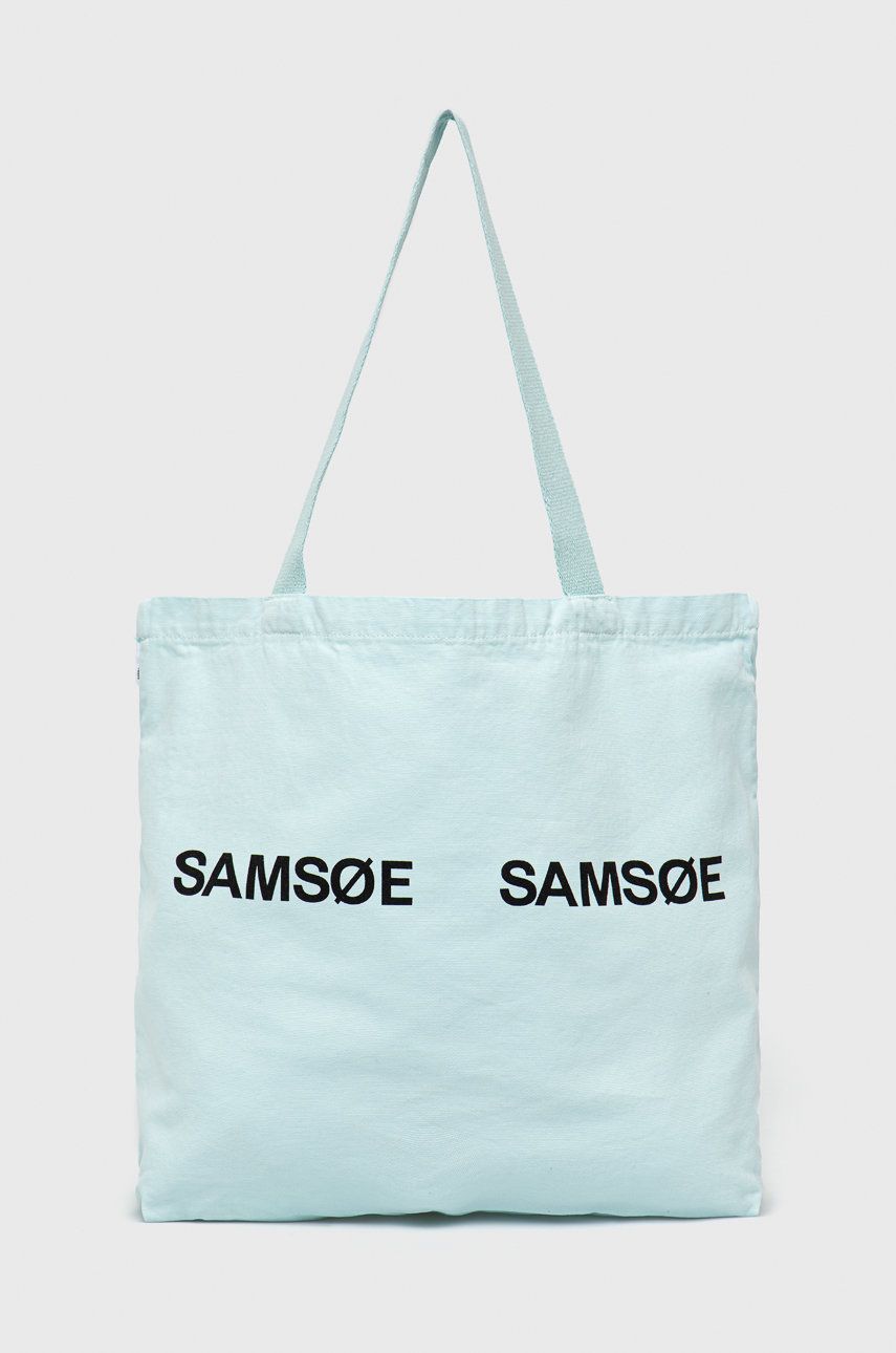 Tote bag Samsoe Samsoe Frinka Shopper Tyrkysová | F20300113, 0