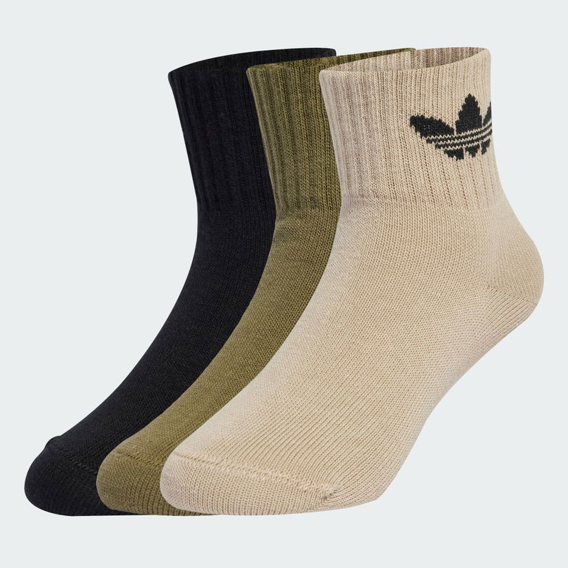 Ponožky adidas Performance Mid Ankle Socks - 3 Pairs Čierna | JW2934