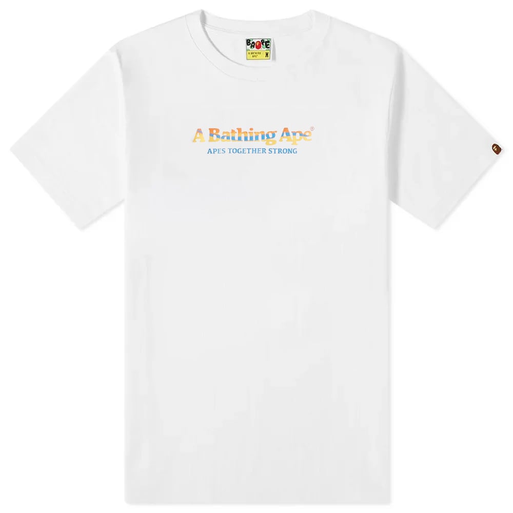 Tričko BAPE A Bathing Ape Mountain Tee Biela | 001TEI801058M-WHT, 0