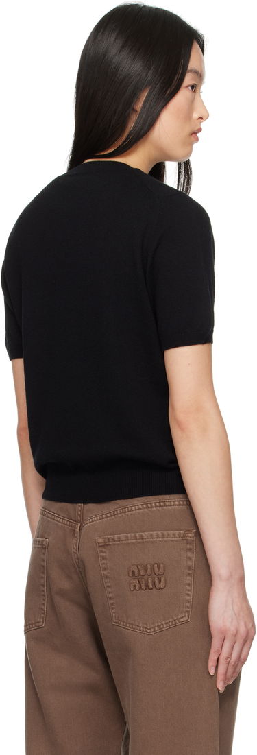 Sveter &Daughter &Daughter Emer Cashmere T-shirt Čierna | CH04633, 2