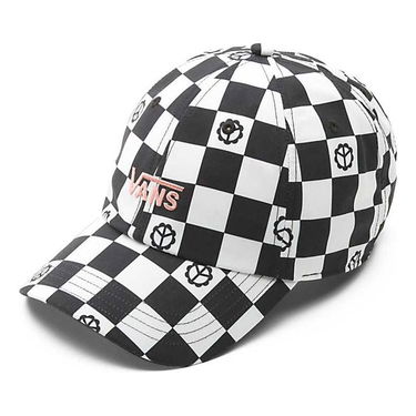 Šiltovka Vans Checkered Print Baseball Cap Čierna | VN0A34GRY0J, 0