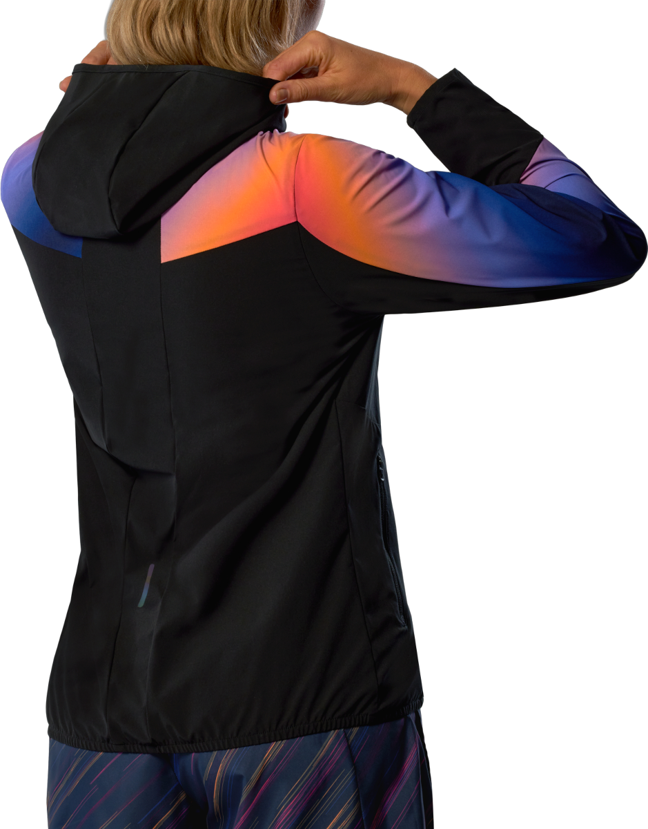 Bunda Mizuno Mizuno Active Alpha Hanabi Hooded Jacket Čierna | j2gec702-97, 1