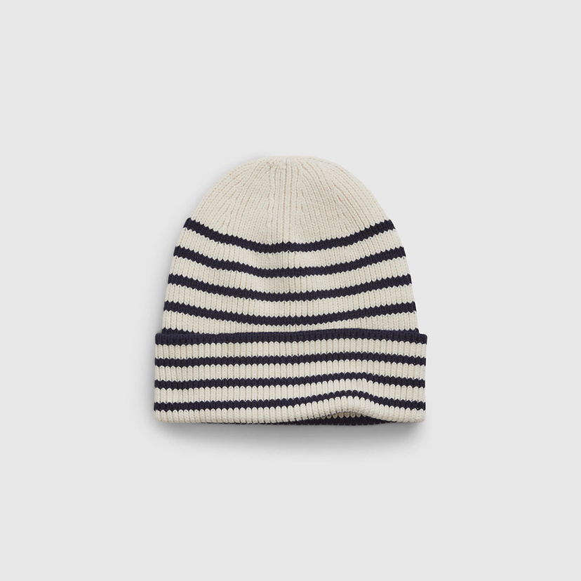 Kulicha GAP Logo Beanie New Off White Stripe Universal Béžová | 795371-00